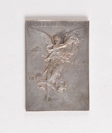 Lot #724 Paris 1900 Summer Olympics Silvered Bronze Winner’s Medal for Athletics Winner's Medal - Image 2