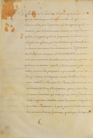 Lot #215 King Louis XIV Signed Document - Image 2
