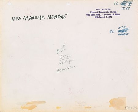 Lot #594 Marilyn Monroe Photograph - Image 2