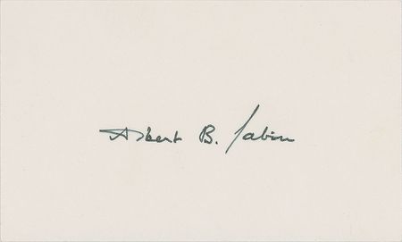 Lot #43 Jonas Salk and Albert Sabin - Image 3