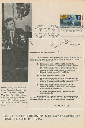 Lot #371 Apollo Astronauts Broadsheet - Image 2