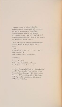Lot #456 Robert Heinlein Book - Image 2