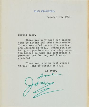 Lot #643 Joan Crawford - Image 3