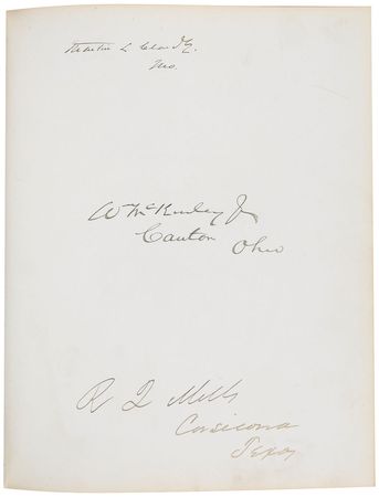 Lot #86 Chester A. Arthur and Cabinet: Two branches of government?featuring Arthur, his cabinet, and over 300 congressmen, McKinley included - Image 3