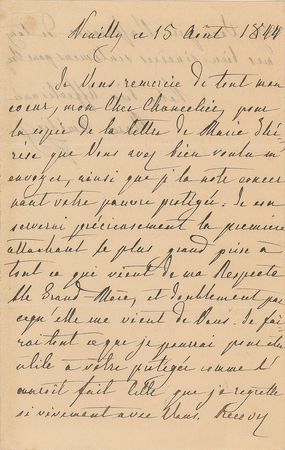 Lot #276  Maria Amalia of Naples and Sicily - Image 1