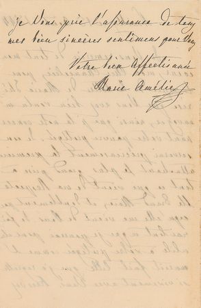 Lot #276  Maria Amalia of Naples and Sicily - Image 2
