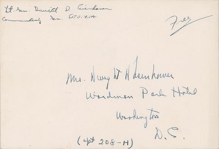 Lot #109 Dwight D. Eisenhower Envelope - Image 1