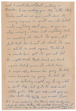 Lot #318 Iwo Jima: Rene Gagnon Handwritten Letter Signed - Image 2