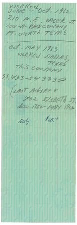 Lot #239 Lee Harvey Oswald Pay Stub - Image 2