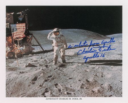 Lot #379 Charlie Duke Signed Photographs - Image 3