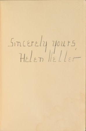 Lot #165 Helen Keller Book - Image 1