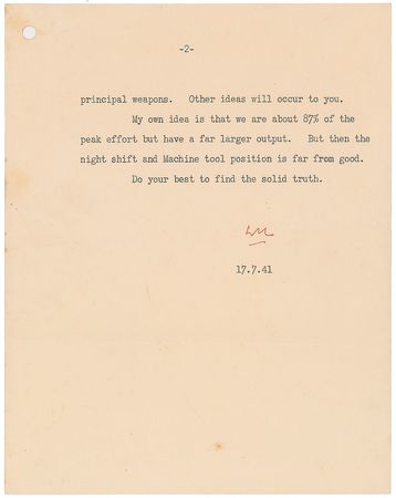 Lot #187 Winston Churchill: Churchill on Dunkirk—