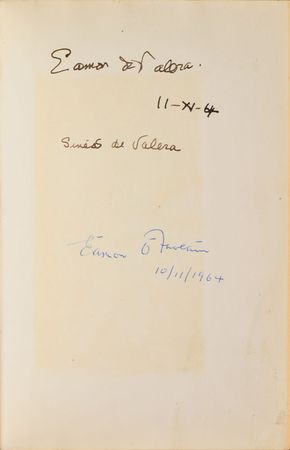 Lot #145 John F. Kennedy Tribute: Eamon de Valera Book - Image 1