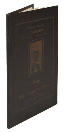 Lot #145 John F. Kennedy Tribute: Eamon de Valera Book - Image 2