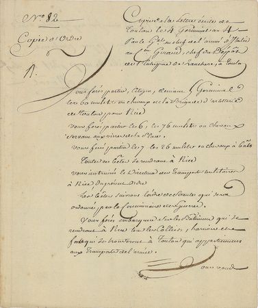 Lot #198 Joachim Murat Signed Document - Image 1