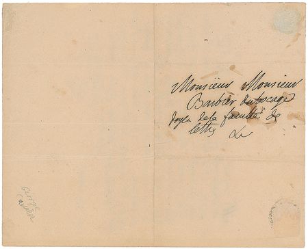 Lot #4 Baron Georges Cuvier Handwritten Letter Signed - Image 2