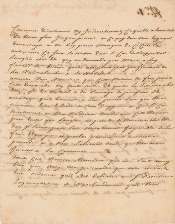 Lot #303 Pierre de Rigaud, Marquis de Vaudreuil-Cavagnial Handwritten Letter Signed - Image 2