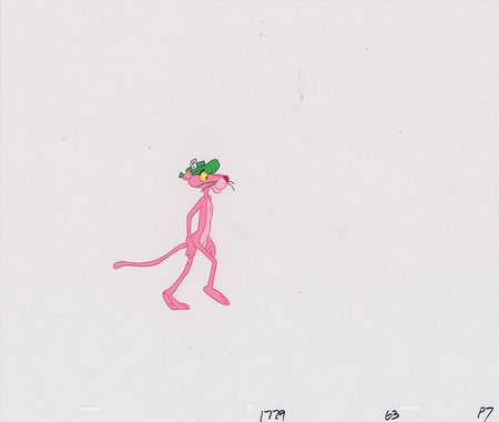 Lot #895 Pink Panther production cels and drawings from The Pink Panther - Image 1