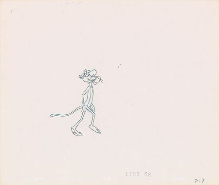 Lot #895 Pink Panther production cels and drawings from The Pink Panther - Image 2