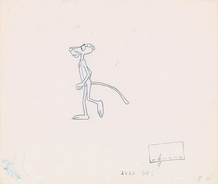 Lot #895 Pink Panther production cels and drawings from The Pink Panther - Image 4