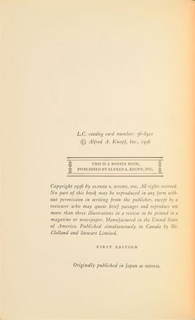 Lot #436 Yukio Mishima: The Sound of Waves, inscribed to his American publisher - Image 3