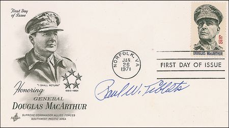 Lot #368 Enola Gay: Paul Tibbets - Image 1