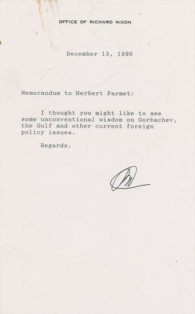 Lot #149 Richard Nixon Typed Letters Signed - Image 1