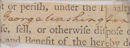 Lot #55 George Washington: Desirable 