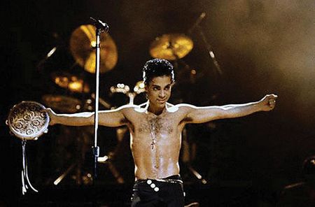 Lot #6113  Prince's Personally-Owned and 'Parade' Tour Rehearsal-Used Paisley Tambourine - Image 4