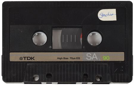 Lot #6215  Prince 1994 Black Album Cassette Tape - Image 1