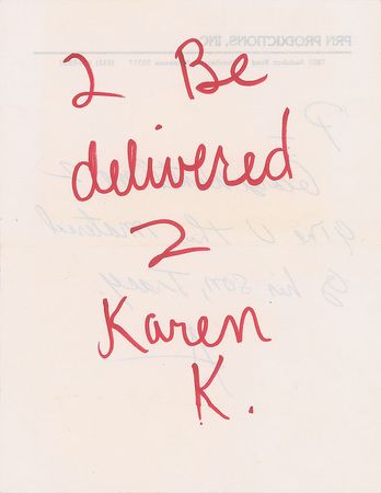 Lot #6185  Prince Handwritten Note and Manager Termination Documents - Image 1