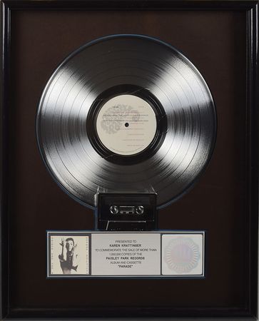 Lot #6115  Prince Parade Platinum Sales Award - Image 1