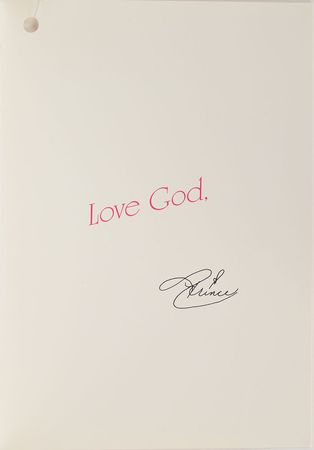 Lot #6176  Prince Set of (4) Christmas Cards - Image 3