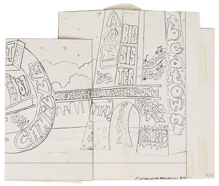Lot #6197  Prince 1987 Graffiti Bridge Artwork - Image 3