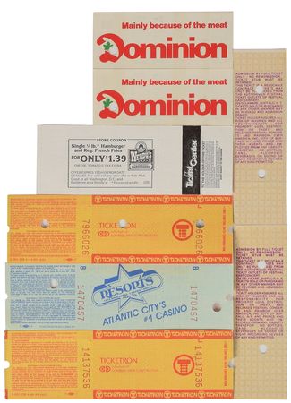 Lot #6038  Prince 1984 Purple Rain Set of (8) Concert Tickets - Image 2