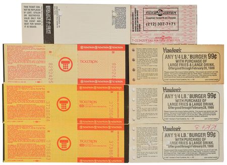 Lot #6164  Prince Collection of (8) Parade, Lovesexy, and Act 1 Concert Tickets - Image 2