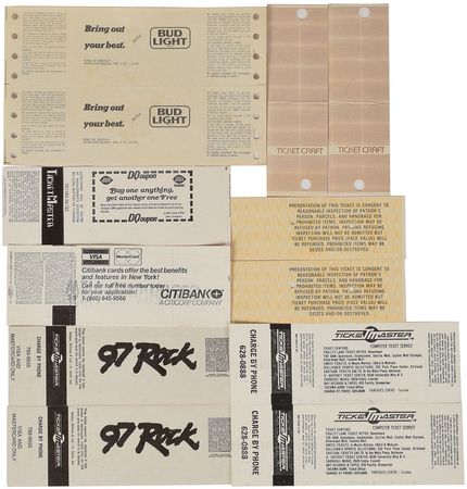 Lot #6039  Prince 1984 & 1985 'Purple Rain' Set of (12) Concert Tickets - Image 2