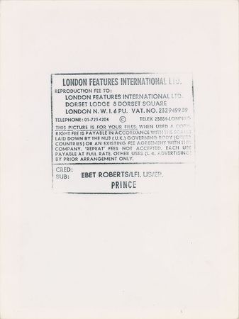 Lot #6026  Prince Original Photograph - Image 2