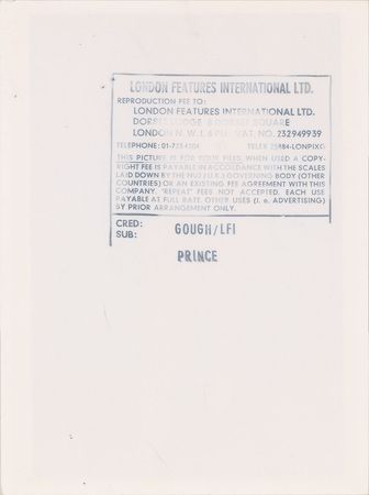 Lot #6130  Prince Original Photograph Walking in White Suit - Image 2