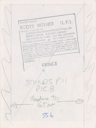 Lot #6029  Prince Purple Rain Tour Original Photograph - Image 2