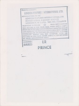 Lot #6007  Prince Dirty Mind Tour Original Photograph  - Image 2