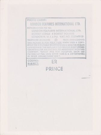 Lot #6008  Prince Dirty Mind Tour Original Photograph  - Image 2