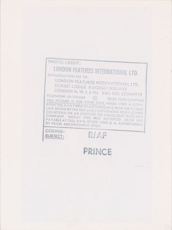 Lot #6036  Prince Purple Rain Tour Original Photograph - Image 2