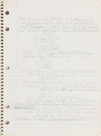 Lot #6078  Prince's Cherry Moon Personal Notebook with Extensive Handwritten Working Script - Image 5