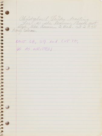 Lot #6078  Prince's Cherry Moon Personal Notebook with Extensive Handwritten Working Script - Image 10