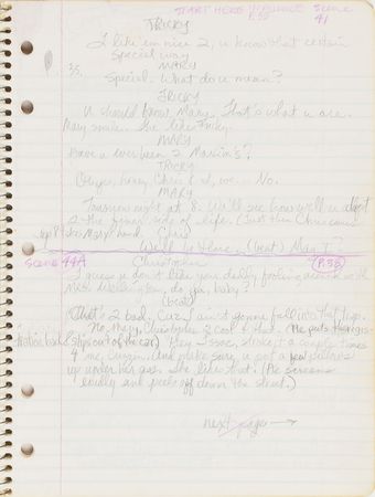 Lot #6078  Prince's Cherry Moon Personal Notebook with Extensive Handwritten Working Script - Image 14