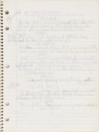 Lot #6078  Prince's Cherry Moon Personal Notebook with Extensive Handwritten Working Script - Image 16