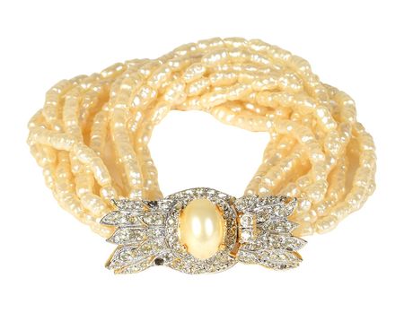 Lot #6069  Prince's Personally-Owned and Stage-Worn Multi-Strand Pearl Bracelet - Image 1