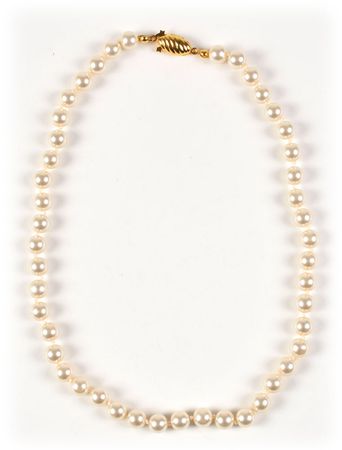 Lot #6072  Prince's Personally-Owned and Stage-Worn Single-Strand Pearl Necklace - Image 1