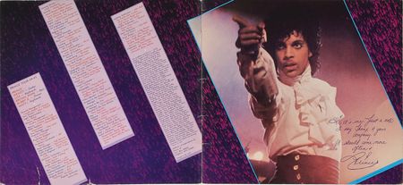 Lot #6079  Prince 1984 Purple Rain Tour Book - Image 1